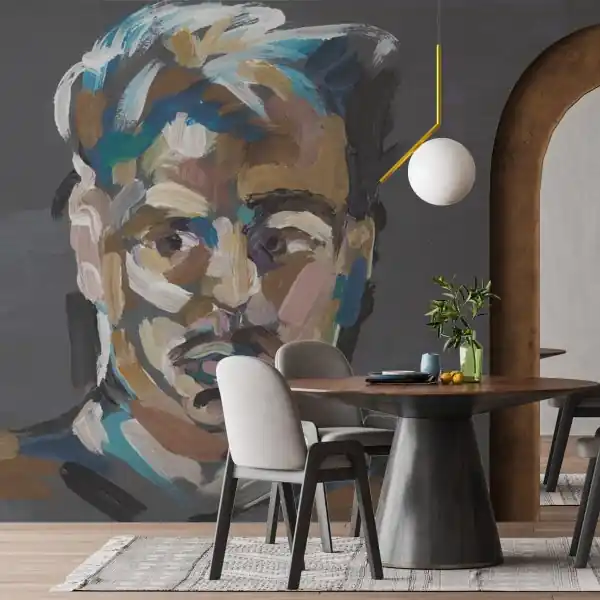 Cena promocyjna Tapeta na ścianę - Man of Art