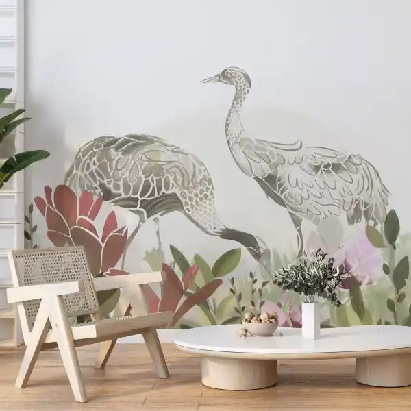 Tapeta na ścianę - Cranes Nature Najlepsza cena
