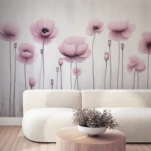 Najlepsza cena Tapeta na ścianę - POPPY STAND