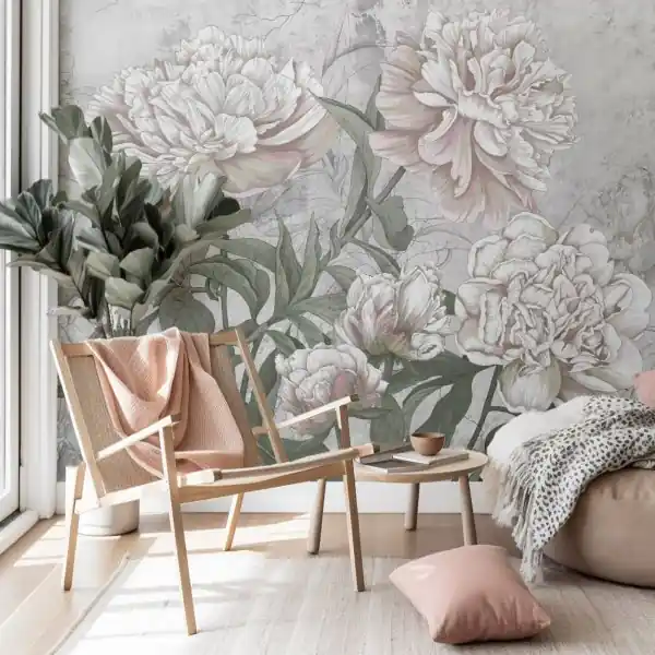 Hit sprzedaży Tapeta na ścianę - PEONY WALL