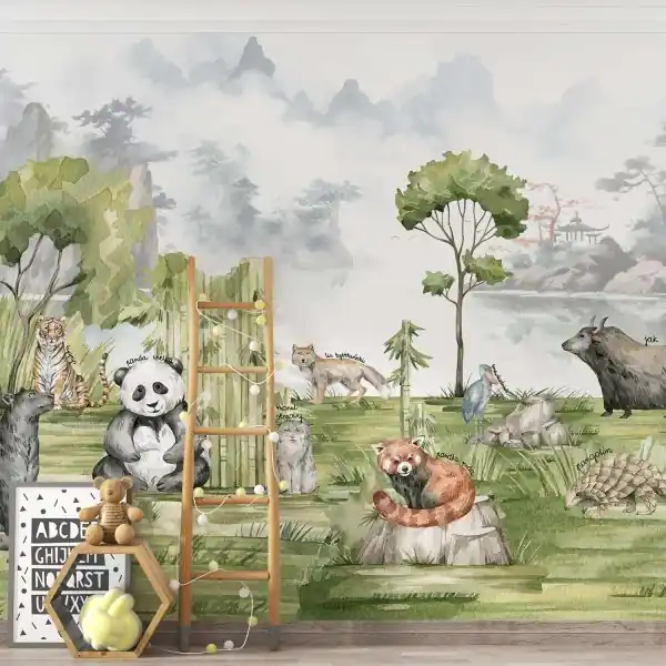 Kup teraz Tapeta na ścianę - ASIAN ANIMALS