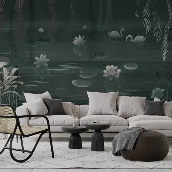 Tapeta na ścianę - WATER LILIES Oferta limitowana