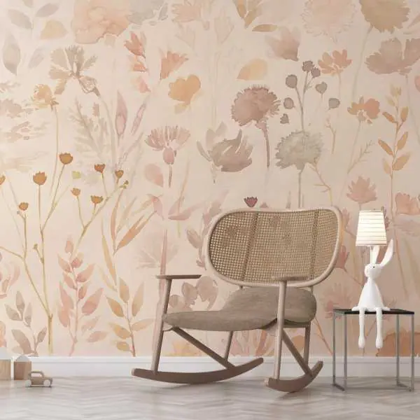Tapeta na ścianę - DELICATE WILDFLOWERS Premium