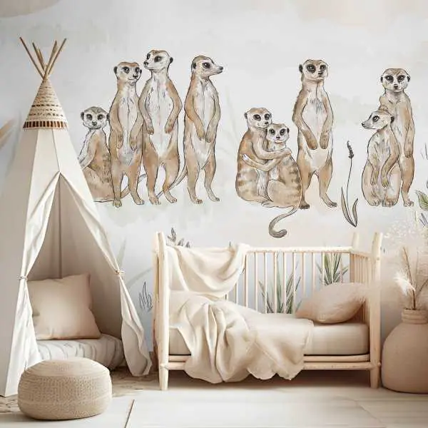 Hit cenowy Tapeta na ścianę - MEERKAT ART