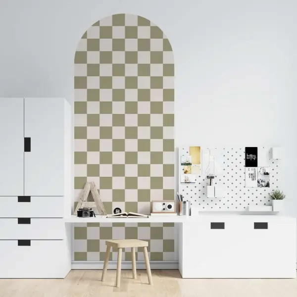 Tapeta łuk - PASTEL CHESSBOARD Oferta limitowana