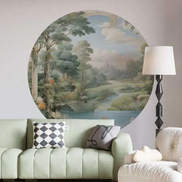 Ostatnia szansa Tapeta w kształcie koła - VINTAGE MANSION