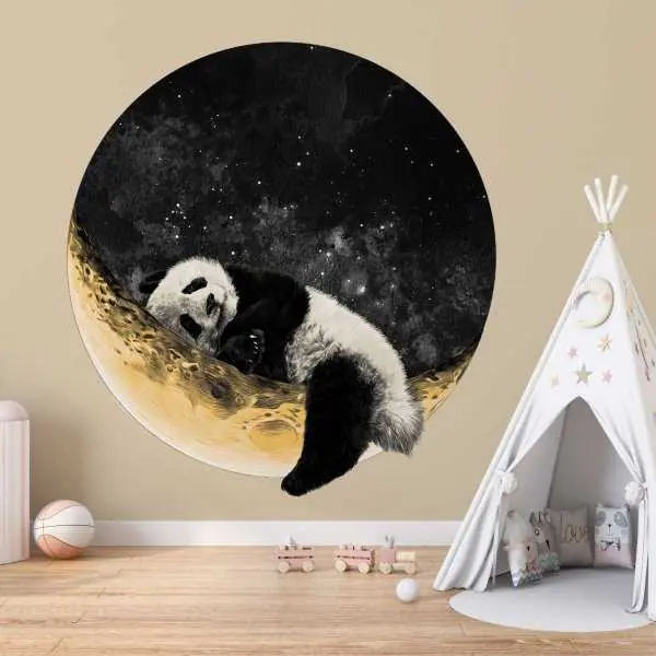 Tapeta w kształcie koła - PANDAMOON Kup online