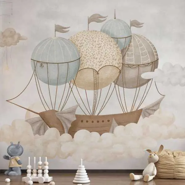 Tapeta na ścianę - FLYING BOAT Bestseller