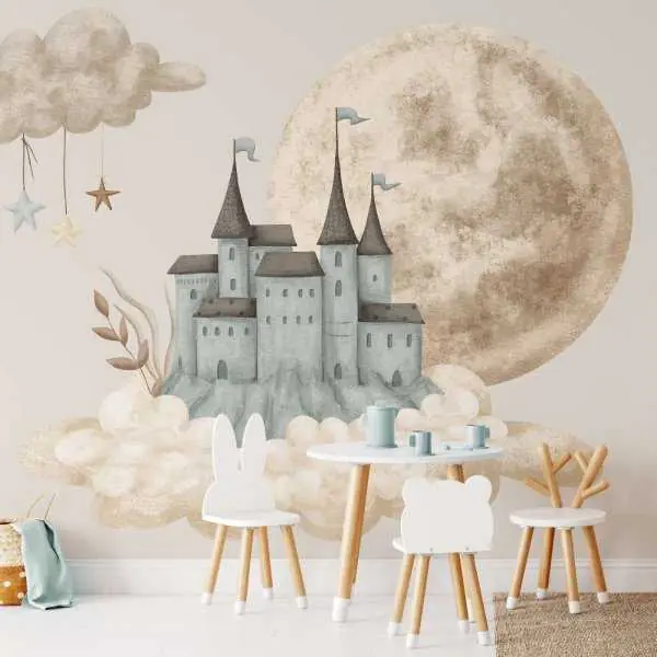 Tapeta na ścianę - CLOUDY CASTLE Darmowa dostawa