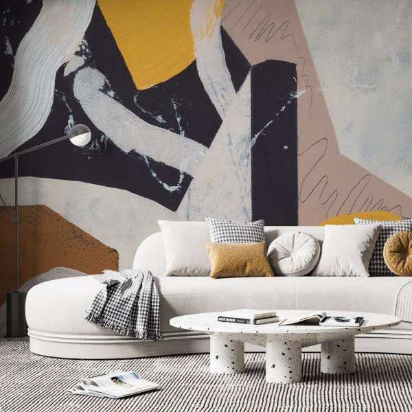 Hit cenowy Tapeta na ścianę - YELLOW COLLAGE