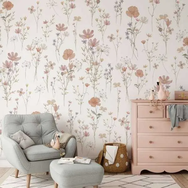 Kup online Tapeta na ścianę - DELICATE FLORA