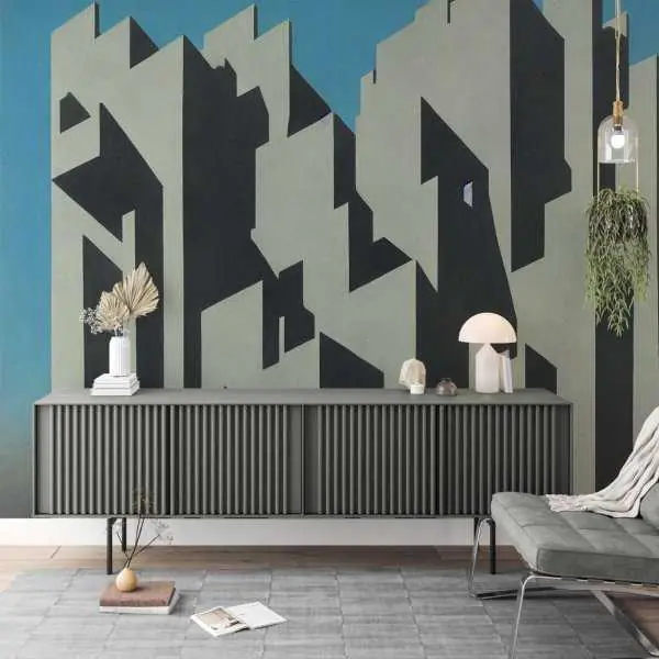 Tapeta 3D na ścianę - BAUHAUS SHAPES Niska cena