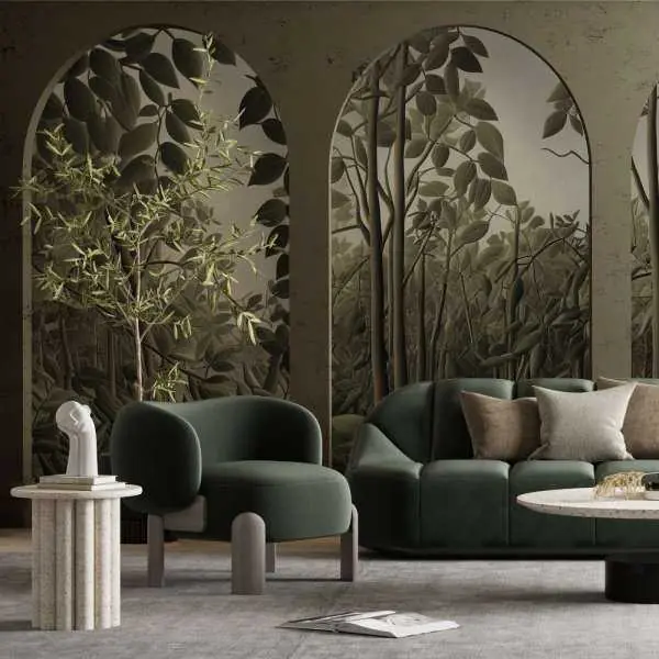 Tapeta 3D na ścianę - TROPICAL BALCONY Niska cena
