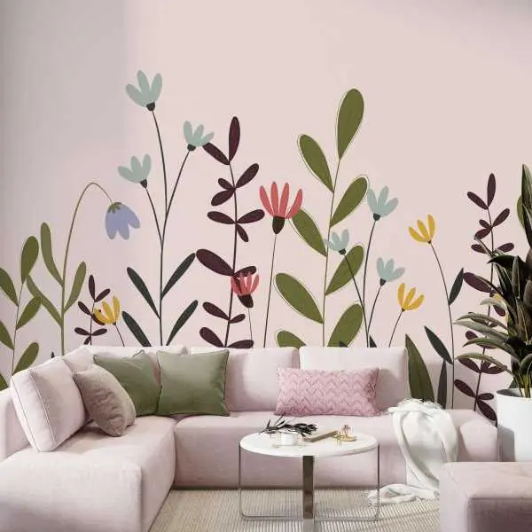 Tapeta na ścianę - PINK BLOOM Szybka wysyłka