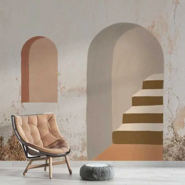 Tapeta 3D na ścianę - BOHO STAIRWAY Kup online