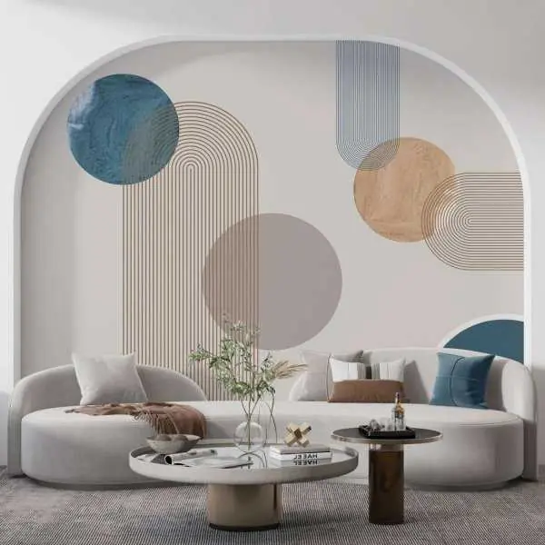 Szybka dostawa Tapeta na ścianę - ARCHE CIRCLES