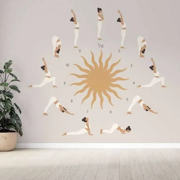 Tapeta na ścianę - YOGA SUN Darmowa dostawa