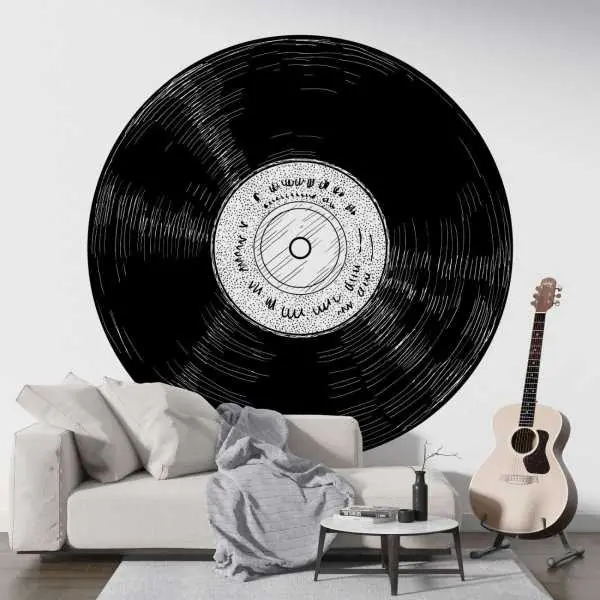 Bezpieczne zakupy Tapeta na ścianę - VINYL LOVER