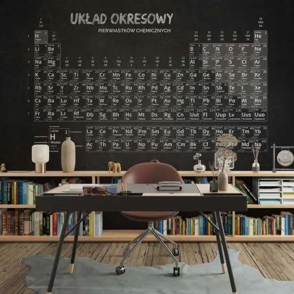 Darmowy zwrot Tapeta na ścianę - UKŁAD OKRESOWY PIERWIASTKÓW