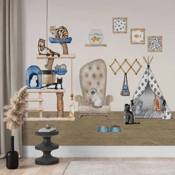 Rabat Tapeta na ścianę - CATS KINGDOM