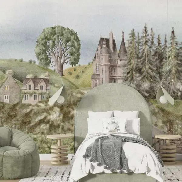 Tapeta na ścianę - WOODY VILLAGE Obniżka ceny