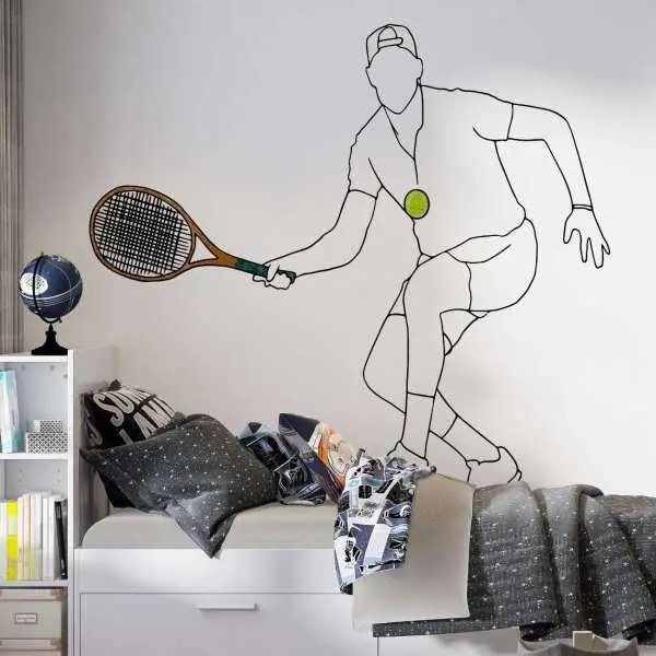 Tapeta na ścianę - TENIS PLAYER Zamów dziś