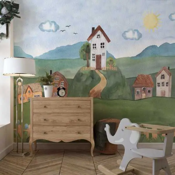 Tapeta na ścianę - HOUSE ON THE HILL Kup teraz