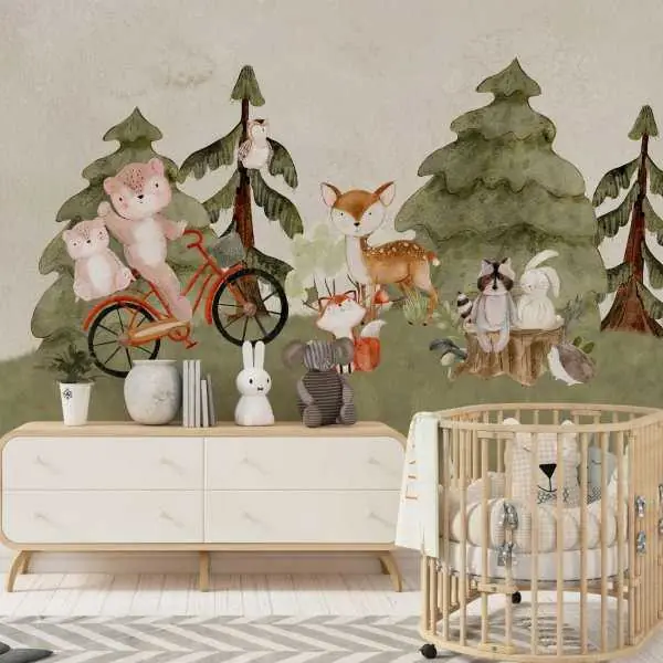 Tapeta na ścianę - FOREST CYCLE Super okazja