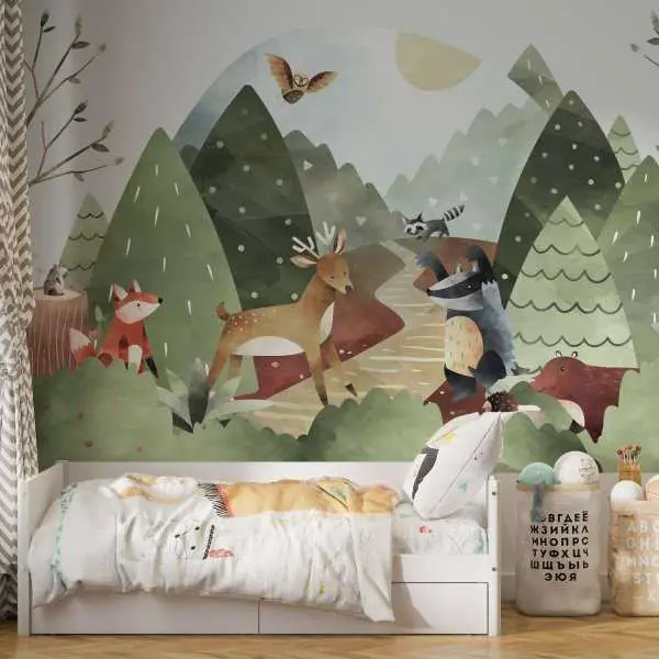 Tapeta na ścianę - BADGER FOREST Tylko do końca tygodnia
