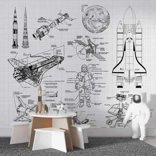 Łatwy zwrot Tapeta na ścianę - ASTRONOMY KNOWLEDGE