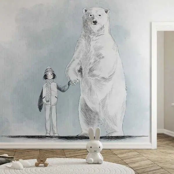 Tapeta na ścianę - POLAR FRIEND Darmowa dostawa