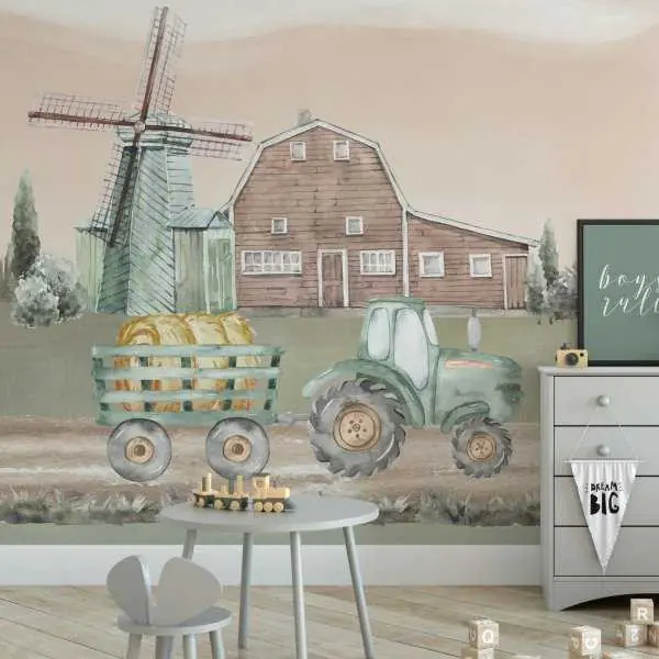 Tapeta na ścianę - TRACTOR FARM Zamów teraz
