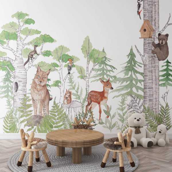 Tapeta na ścianę - WOODLAND BUSH Nowy