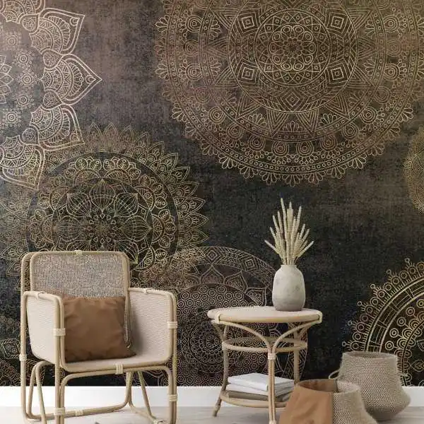 Dostępne od ręki Tapeta na ścianę - BOHO MANDALA