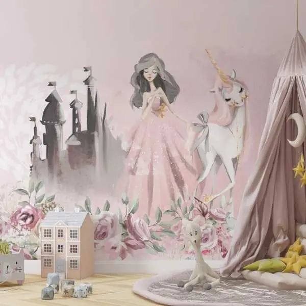 Hit sprzedaży Tapeta dla dzieci - PRINCESS KINGDOM