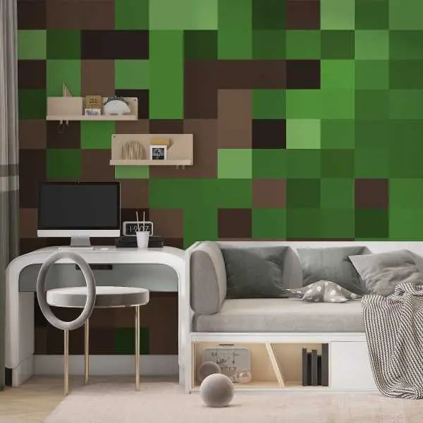 Tapeta dla dzieci - GAMER BLOCKS Cena promocyjna