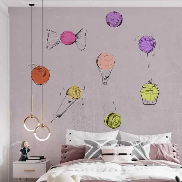 Wyjątkowa oferta Tapeta na ścianę - SWEET STUFF