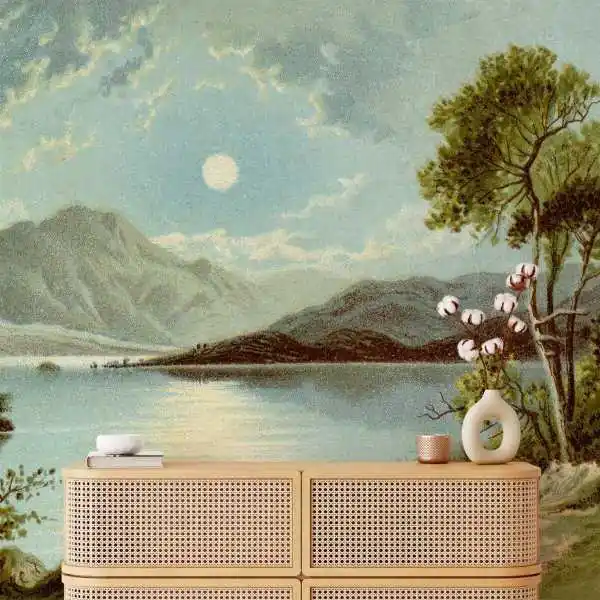 Tapeta na ścianę - SUNSET LAKE Najlepsza cena
