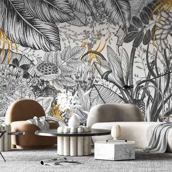 Wyjątkowa oferta Tapeta na ścianę - FLOWER POWER