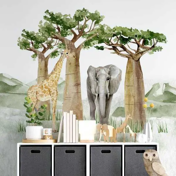 Tapeta dla dzieci - BAOBAB WORLD Ekspresowa dostawa