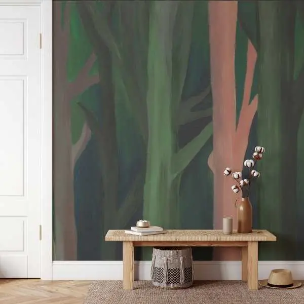 Hit sprzedaży Tapeta na ścianę - PAINTING WOODS