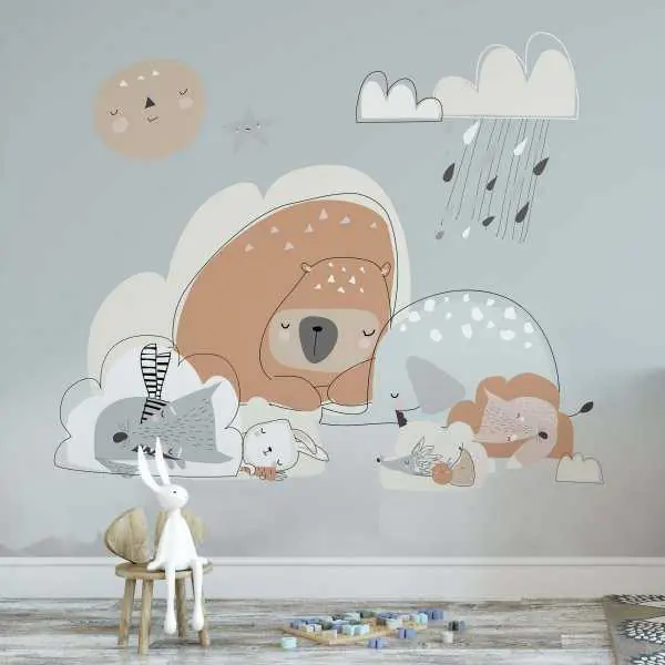Tapeta dla dzieci - WOODY SLEEPING Ograniczona ilość