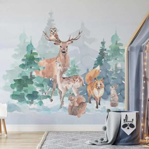 Oferta Tapeta dla dzieci - FURRY WOODS