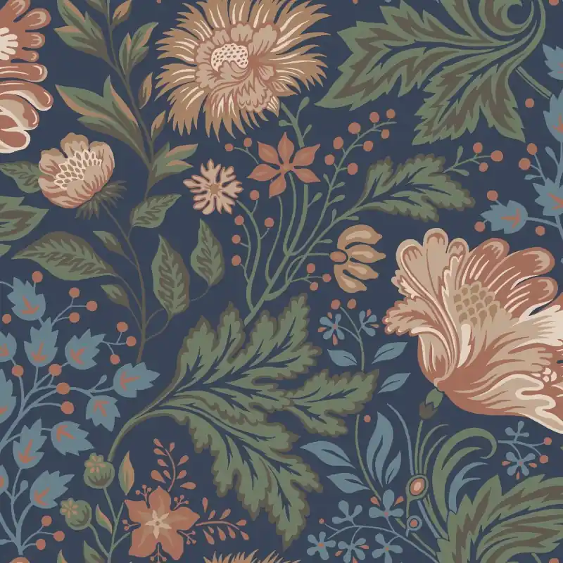 Ostatnia szansa Tapeta 400-86 Villa Dalarö II - Ava classic blue