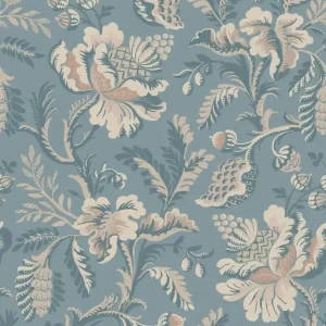 Tapeta S10239 Le Village - Daphne misty blue Super okazja