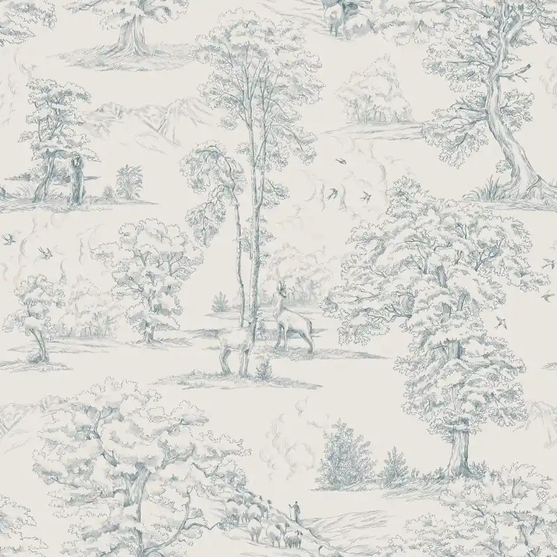 Tapeta S10254 Le Village - Montfort indigo blue Sprawdź teraz