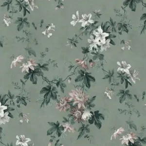 Obniżka ceny MURAL 623-26 Jordnära - Faded Passion sage green