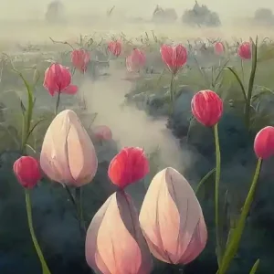 Ekspresowa dostawa Mural fototapeta 2523N-81 Tulips - Zoom