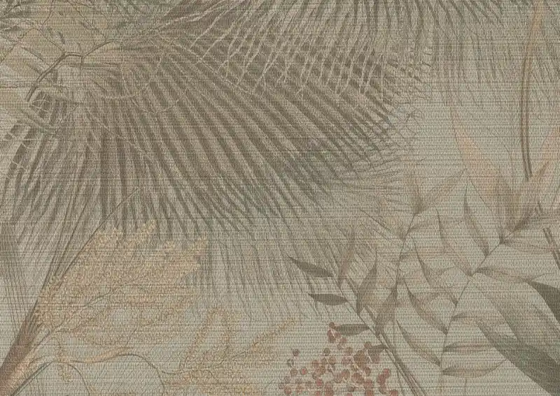 Nowość Tapeta 50502 JWALL STRAW - Palme Tahiti Szer. 100 cm
