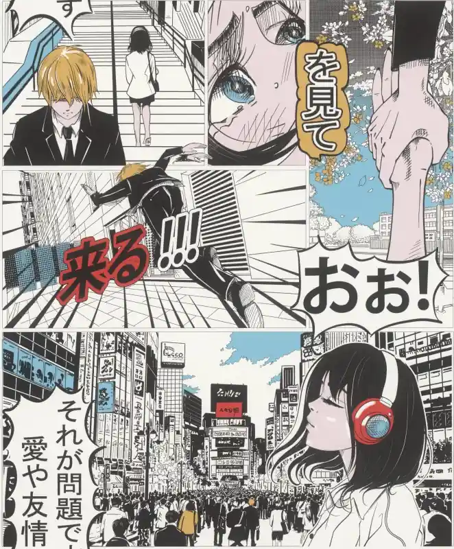 Tapeta 581300 French Spring manga Nowość